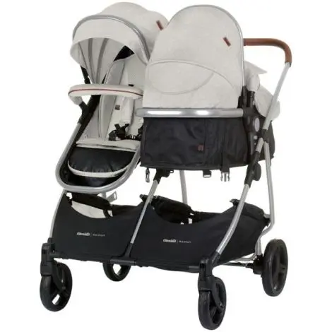 Carucior gemeni Chipolino Duo Smart 2 in 1 biscotta