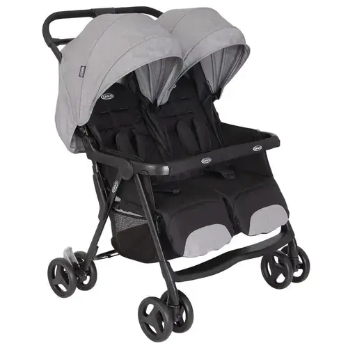 Carucior Graco DuoRider Steeple Gray, 0 - 36 luni