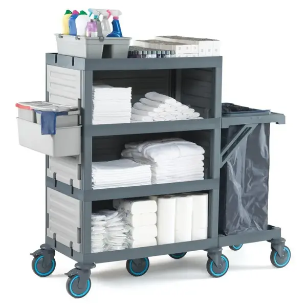 Carucior hotelier camerista multifunctional curatenie si lenjerie Carucior hotelier camerista multifunctional curatenie si lenjerie