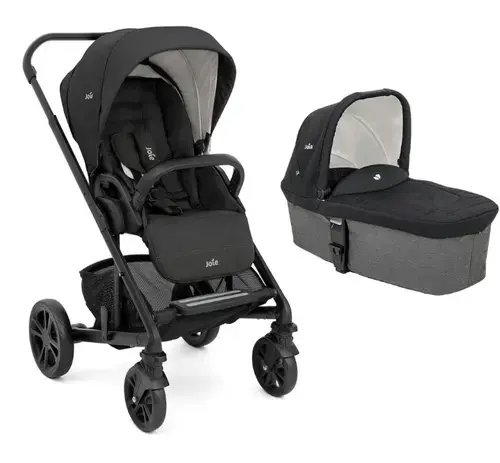 Carucior Joie Chrome Shale 2 in 1, 0-22 kg, Landou Joie Chrome Shale, 0-9 kg (Negru)