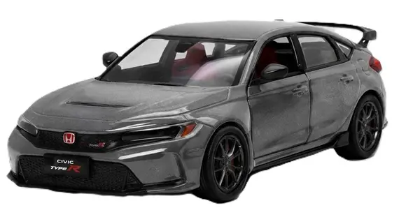 Cărucior metalic Kinsmart - 2024 Honda Civic Type R, 1:36, grafit