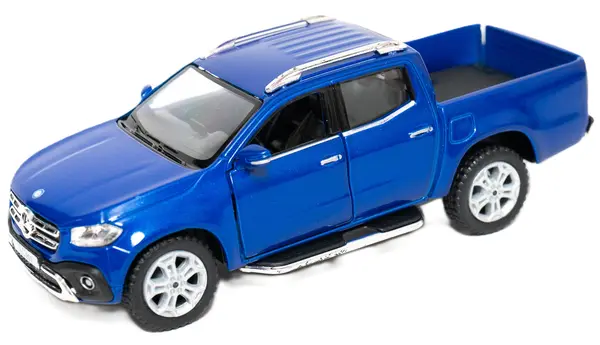 Carucior metalic Kinsmart - Mercedes-Benz X-Class, 1:42, albastru