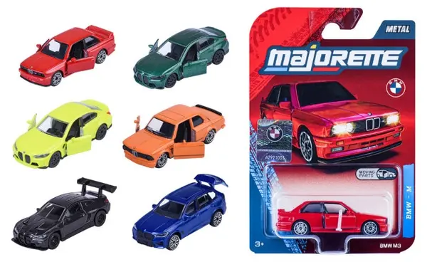 Cărucior metalic Majorette - BMW Premium Cars, 1:64, sortiment