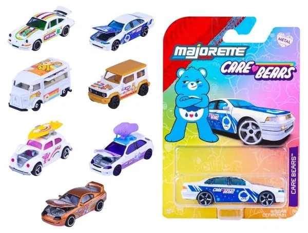 Cărucior metalic Majorette - Care Bears, 1:64, sortiment