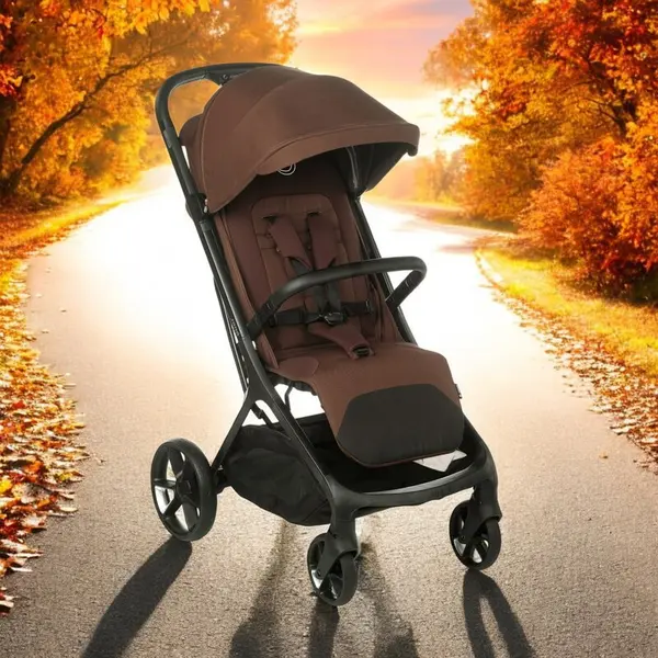 Carucior pentru copii Jane Akira Argile sport, pliabil automat, cadru din aluminiu, spatar reglabil, husa ploaie