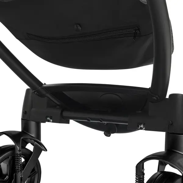 Carucior pentru copii Lionelo Annet Plus Gri Caramel, cu accesorii si capotina XXL reglabila, 0-22 kg, conform cu standardele europene de securitate