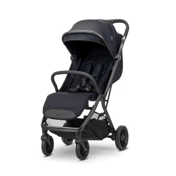 Carucior pentru copii, Lorelli Calista, pliere automata, cadru aluminiu, pana la 22 kg, Black