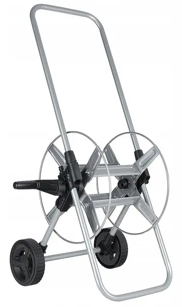 Carucior pentru furtun Geko - Sky-Line, metalic, 1/2'', 60 m