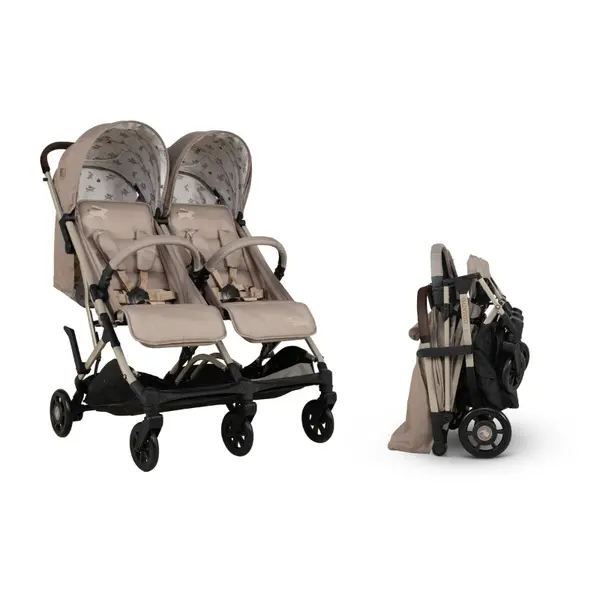 Carucior pentru gemeni Cosatto Yo Double Lollop 0-22 kg cu husa de ploaie