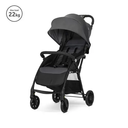 Carucior pentru nou-nascut Lorelli Fresh, ultra-light, pana la 22 kg, Gri