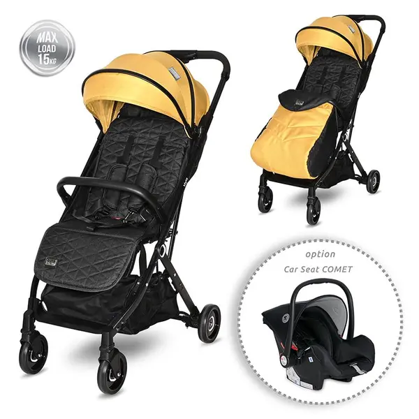 Carucior pentru nou-nascut Myla tip troller lemmon curry