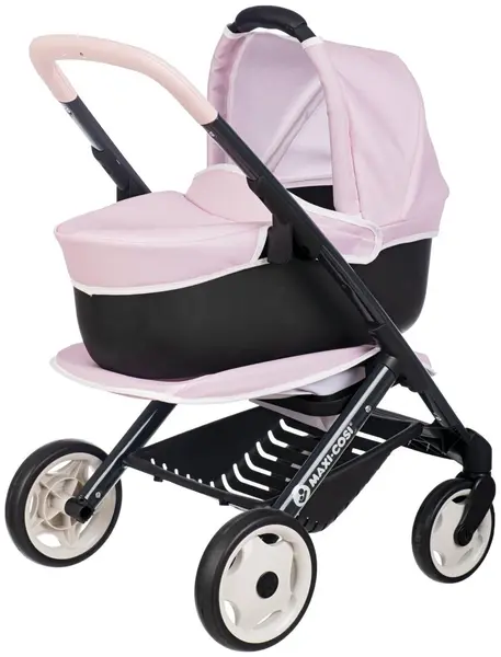 Cărucior pentru păpuși 3 în 1 Smoby - Maxi-Cosi Combi, roz