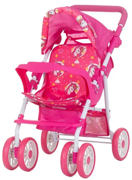 Cărucior pentru păpuși Chipolino - Doly, unicorni