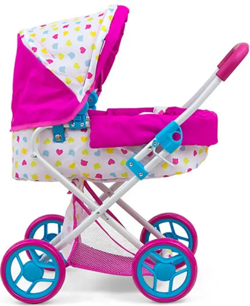Carucior pentru papusi Milly Mally - Alice, albastru/ roz