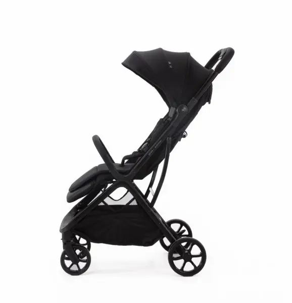 Carucior sport autofold Adamex Zoom Negru, pliere compacta cu o singura mana, pana la 22 kg, 6 luni+