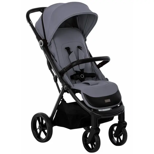 Carucior sport, FreeON, Dynamic Pliabil automat, De la nastere pana la 22 kg, Cu spatar reglabil in 3 pozitii, Grey, Resigilat
