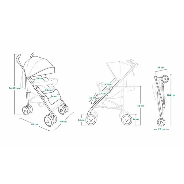 Carucior sport Lionelo Irma Dreamin, Editie limitata, Cu plasa de tantari, Standard de siguranta EN1888-1 Negru