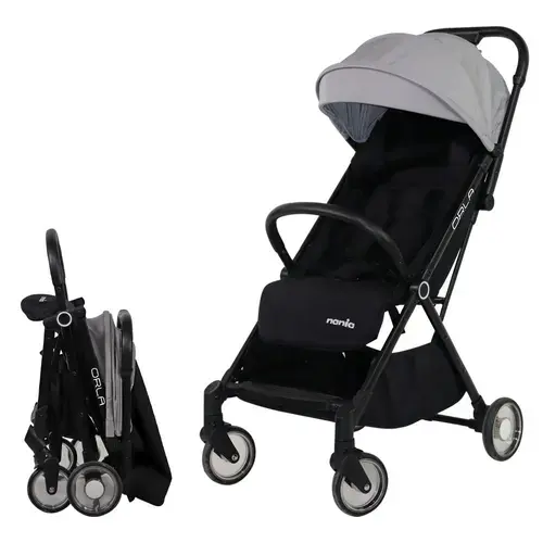 Carucior Sport Nania Orla, 0 - 15kg, Negru/Gri