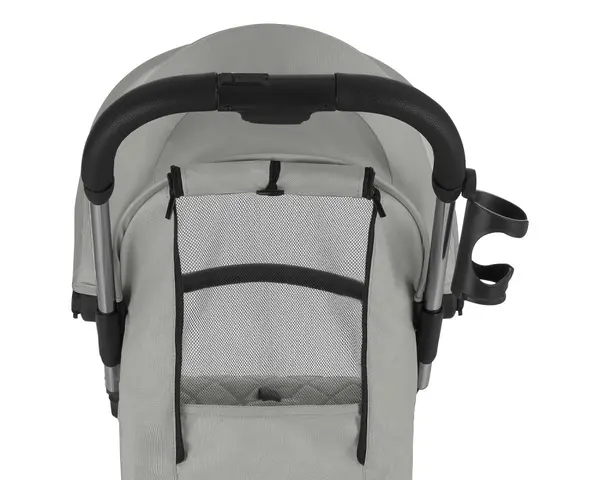 Carucior sport pana la 22kg KikkaBoo 0-48 luni,cadru din aluminiu cu pliere compacta,pozitie de somn,Compatibil avion,husa ploaie,suport pahar si geanta transport incluse Cloe Grey 2024