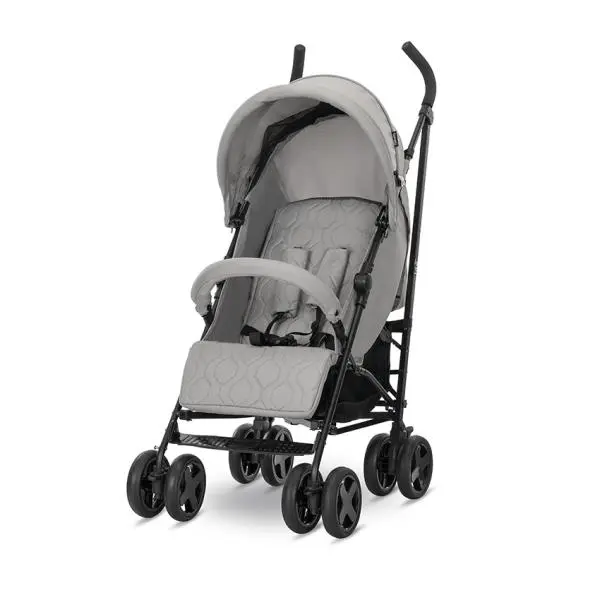 Carucior sport pentru copii Lorelli Ida Grey cu spatar reglabil in 4 pozitii, pliere tip umbrela, bara frontala detasabila, suport reglabil pentru picioare, roti cu suspensii