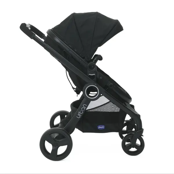 Cărucior sport transformabil Urban Plus, Black (Negru), 0luni+