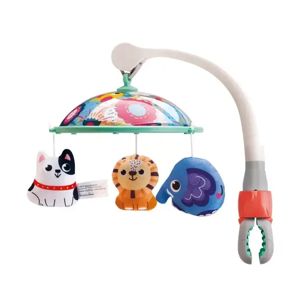 Carusel muzical patut Hola, cu animalute multicolor KID101979, la doar 108,00 lei