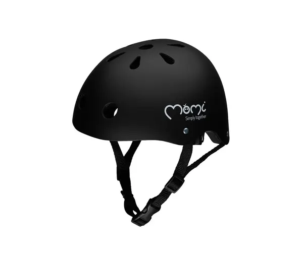 Casca bicicleta copii MoMi Mimi, curele reglabile, orificii aerisire, negru KID097996, la doar 76,00 lei
