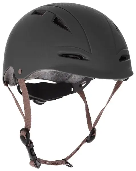 Cască de protecție pentru copii KikkaBoo - Neagră, 46-56 cm