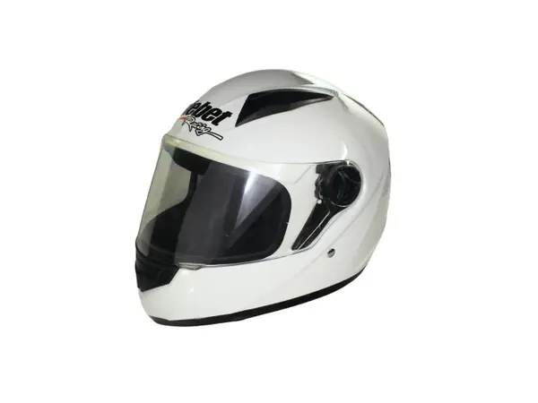 Casca moto integrala adulti, Safebet HF-111K, culoare alb, marime S