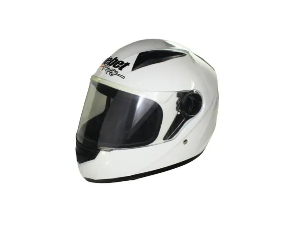 Casca moto integrala adulti, Safebet HF-111K, culoare alb, marime XL