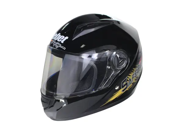 Casca moto integrala adulti, Safebet HF-111K, culoare negru, marime M