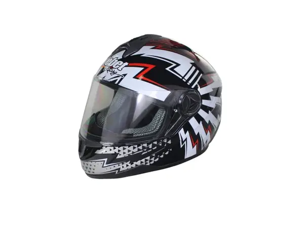 Casca moto integrala adulti, Safebet HF-122 Q239, culoare negru, marime S