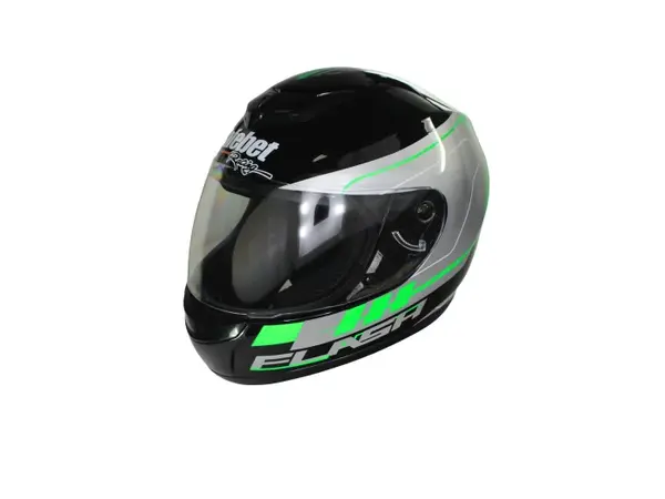 Casca moto integrala adulti, Safebet HF-123 Q245-G, culoare negru, marime S