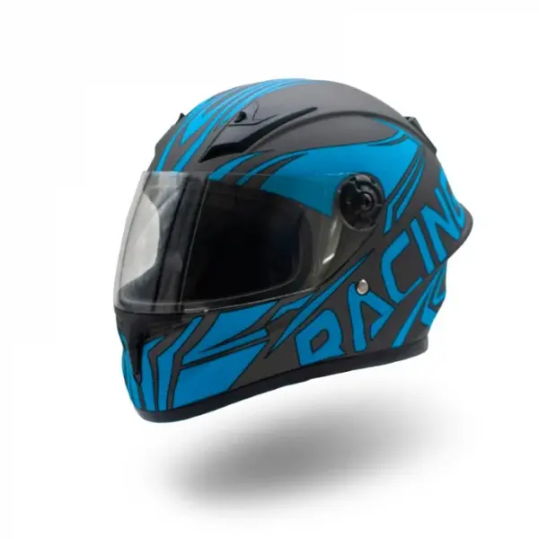 Casca moto integrala copii, XTR506, culoare negru albastru, marime YM