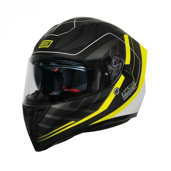 Casca moto integrala cu ochelari, Origine Strada Linestyle, culoare negru galben mat, marime S