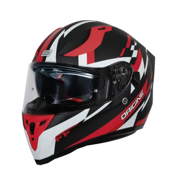 Casca moto integrala cu ochelari, Origine Strada Reveal, culoare rosu negru mat, marime L