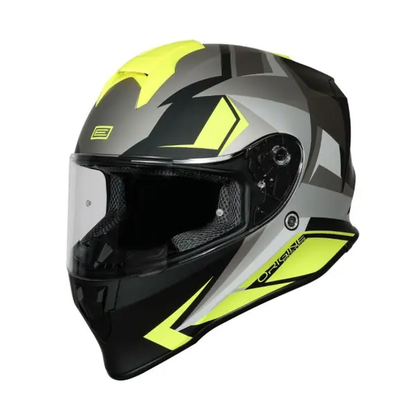 Casca moto integrala, Origine Dinamo Faster, culoare negru galben mat, marime XL
