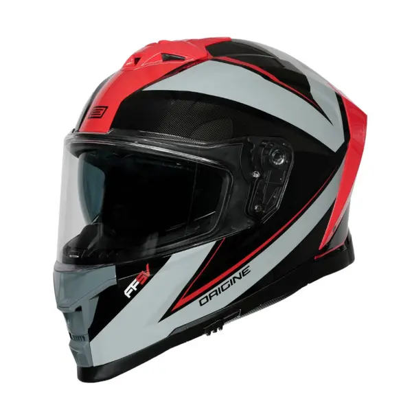 Casca moto integrala, Origine Etna Minimal, culoare rosu albastru lucios, marime XS