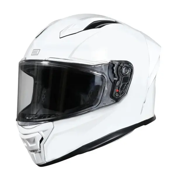 Casca moto integrala, Origine Pista Solid, culoare alb lucios, marime M