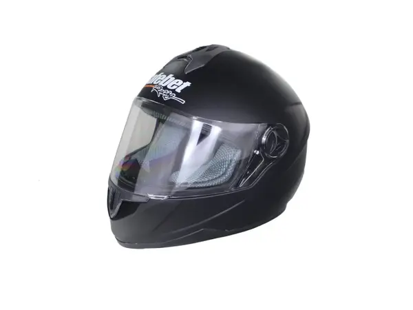 Casca moto integrala pentru adulti, Safebet HF-122, culoare negru mat, marime M