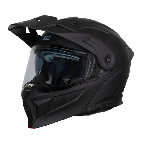 Casca moto Origine Adventure Solid rabatabila cu ochelari, culoare negru mat, marime S