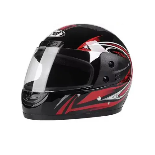 Casca Moto Scuter Full Face FIXATO, Viziera Detasabila, Marime Universala 59-62cm, Negru