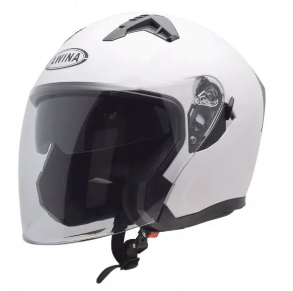Casca moto semi-integrala Jk528, culoare alb, marime S