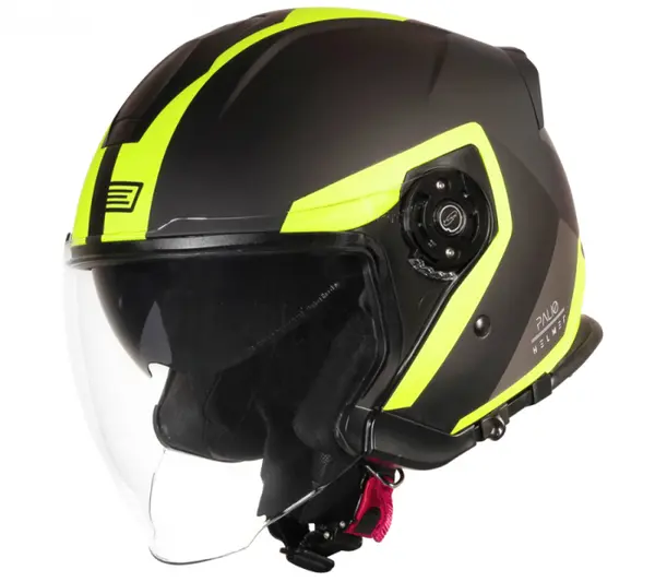 Casca moto semi-integrala, Origine Palio 2.0 Techy, culoare negru galben, marime L