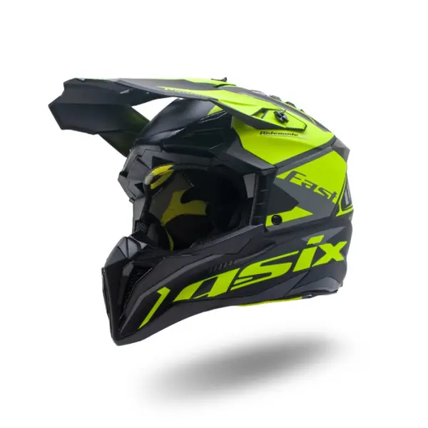 Casca motocross atv Asix 189, culoare negru verde, marime S