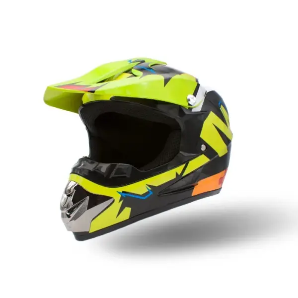 Casca motocross atv copii XTR 125, culoare negru lime, marime YL(55-56)