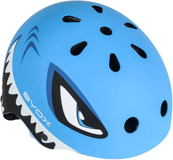 Cască pentru copii Byox - Skate Y09, S, 48-54 cm, Shark