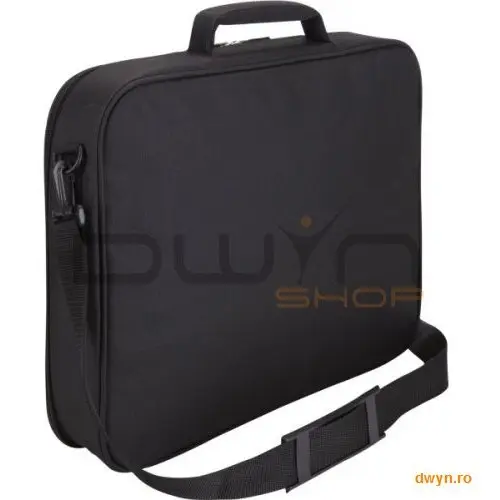 Case Logic Geanta laptop 15.6' Case Logic, compartiment frontal de volum mare, buzunar frontal, poliester, blac