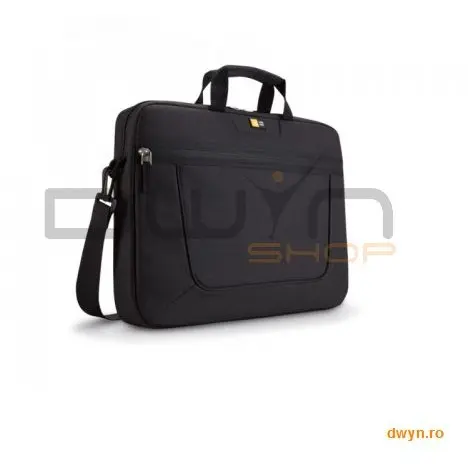 Case Logic Geanta laptop 15.6' Case Logic, compartiment frontal de volum mare, buzunar frontal, poliester, blac