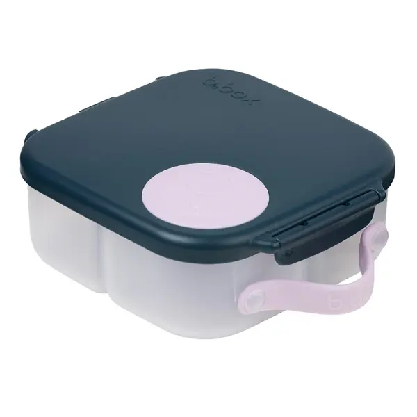 Caserola compartimentata mini LunchBox, 3 ani+, Indigo/Roz, B.Box